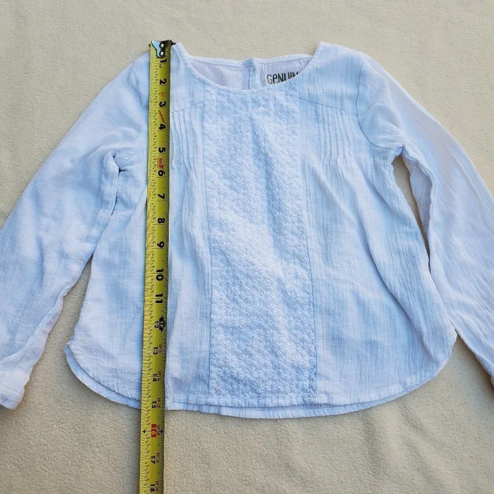 Genuine Kids from OshKosh white long sleeve shirt